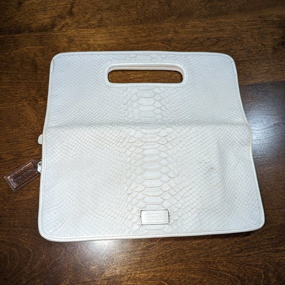 Coach Clutch - White Python - Picture 3 of 14